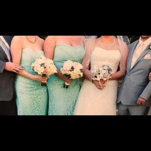 Mint bridesmaid dress