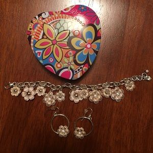 Brighton bracelet and earring set