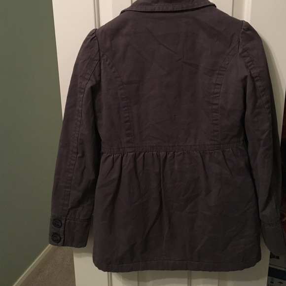 Gray women's coat with soft lining - Picture 4 of 4