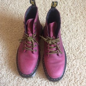 Dr Martens Old Rose Combat Boots