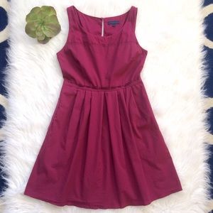 Martin + Osa Cranberry Red Dress • A-Line Dress