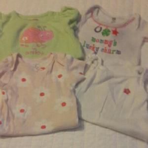 4 diaper shirts