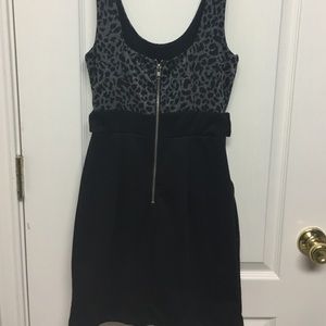 Papaya Dresses - Black and gray leopard dress Papaya Dresses - Black and gray leopard dress