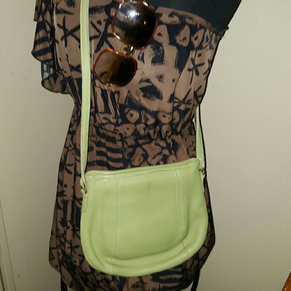 Green Coach bag
