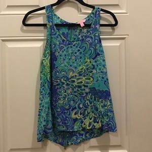 Lilly Pulitzer Shirt With Back Zipper