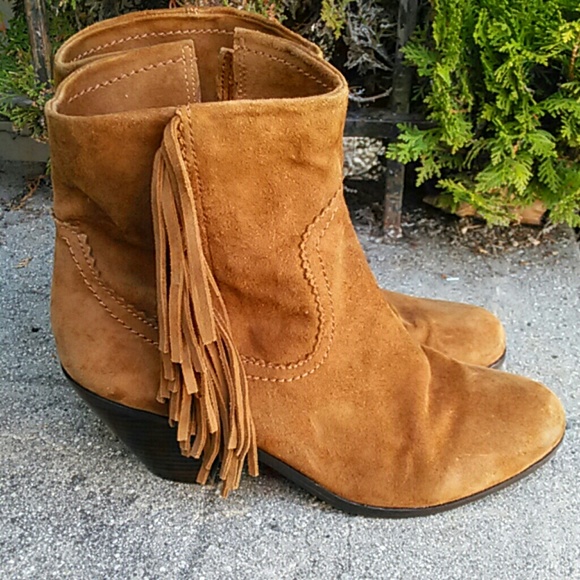 Sam Edelman Shoes - Sam Edelman Louie Fringe Boots Suede