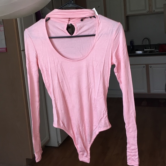 Blush colored bodysuit