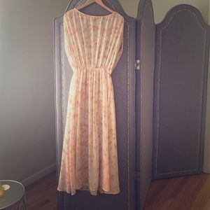 Anthropologie goddess dress