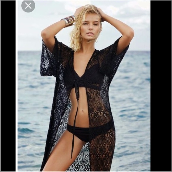 Black Lace Cover-up