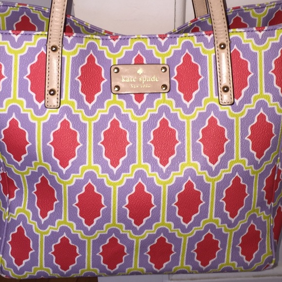 Kate Spade Handbag in Cabana Tile print