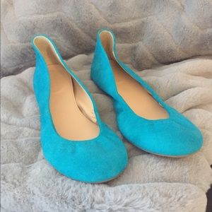 J Crew Suede Cece flats.  NEW never worn