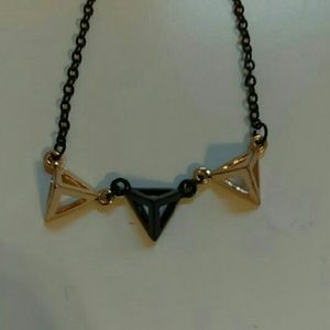 Triple Triangle Necklace