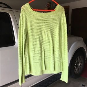 Lady's American Eagle Lime Green Sweater