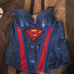 Super girl Sequined Corset