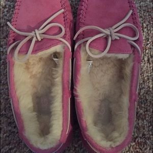 Authentic Breast Cancer Awareness UGG moccasins