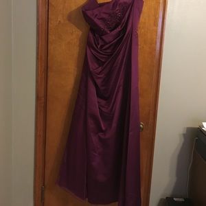 Plum gown
