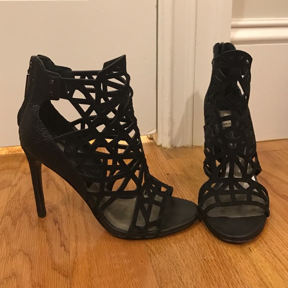 Sexy Black Dolce Vita High Heels