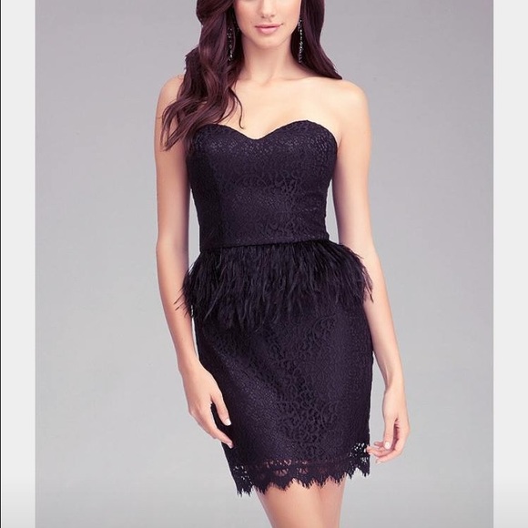 BEBE Black cocktail dress NWT beautiful