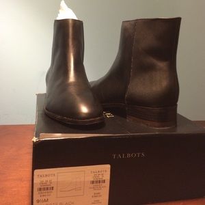 Talbots Black Teague Boots
