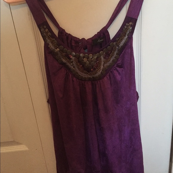 Dressy sleeveless top