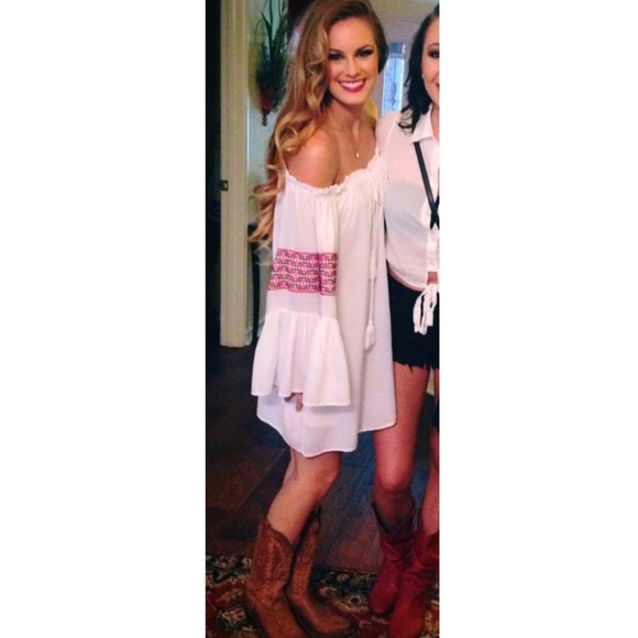 Off The Shoulders Boho Dress