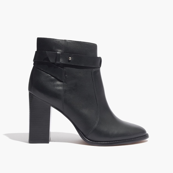 *MADEWELL SAMMIE BOOT BLK LEATHER SIZE 7.5 W/ BOX