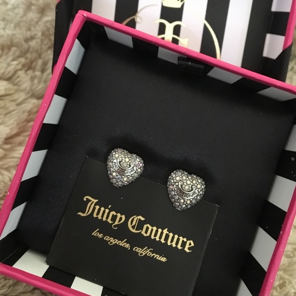 Juicy Couture Pave Swarovski Earrings