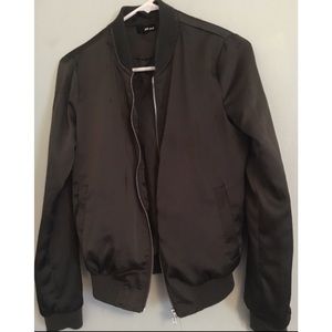 Wet seal bomber jacket