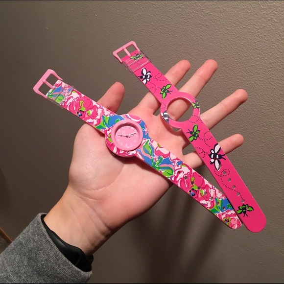Lilly Pulitzer interchangeable watch set - Picture 2 of 4