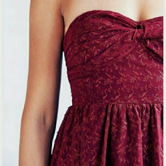 NWOT Free People Indian Enchantment Eyelet Dress - Picture 3 of 4