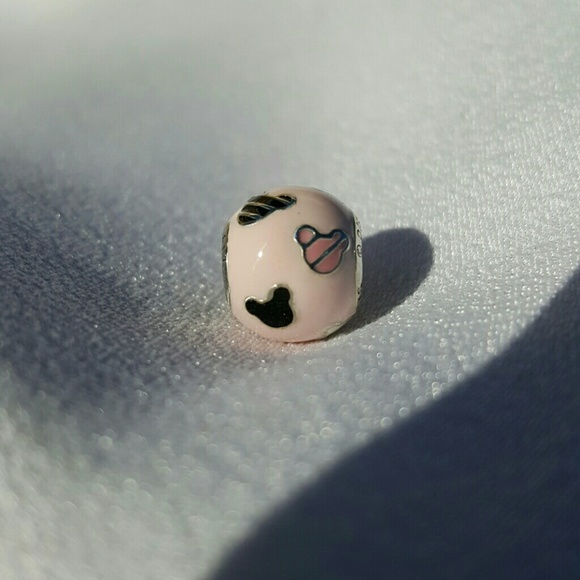 Pandora Disney Pink Mickey Icon Charm Enamel 2016