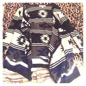 Cute tribal print cardigan!