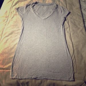 Grey striped Tee