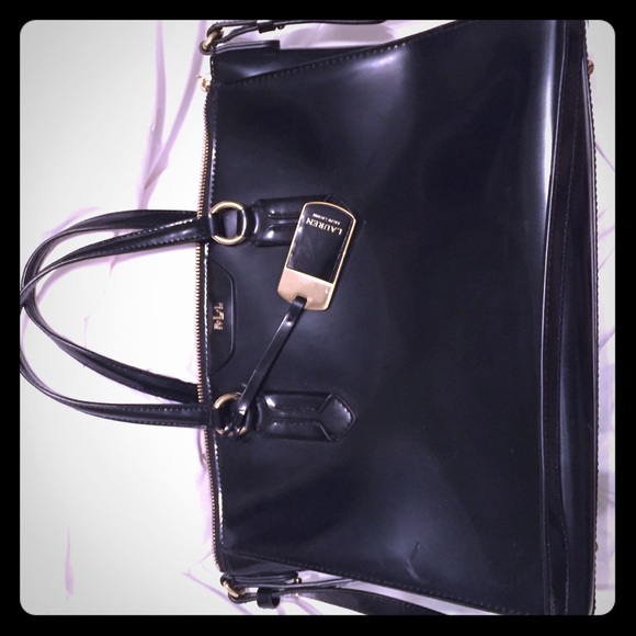 Ralph Lauren black hand bag