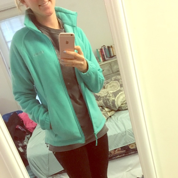 Teal Columbia Fleece Jacket