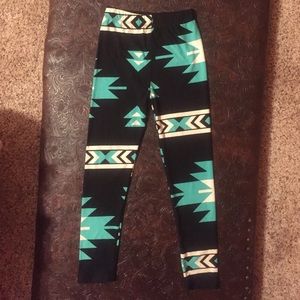 Kids Aztec Leggings S/M and L/XL