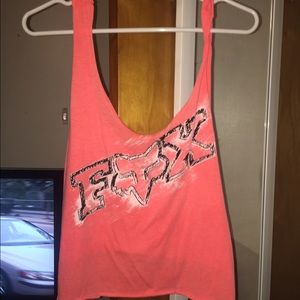 NEW Fox crop tank top