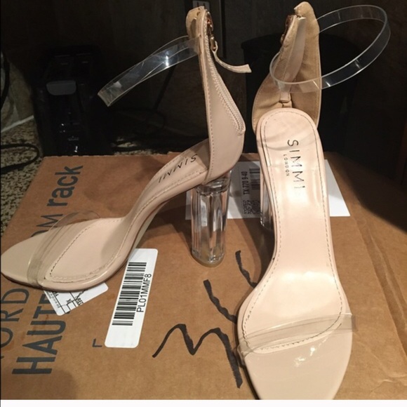 Practically new Perspex heels