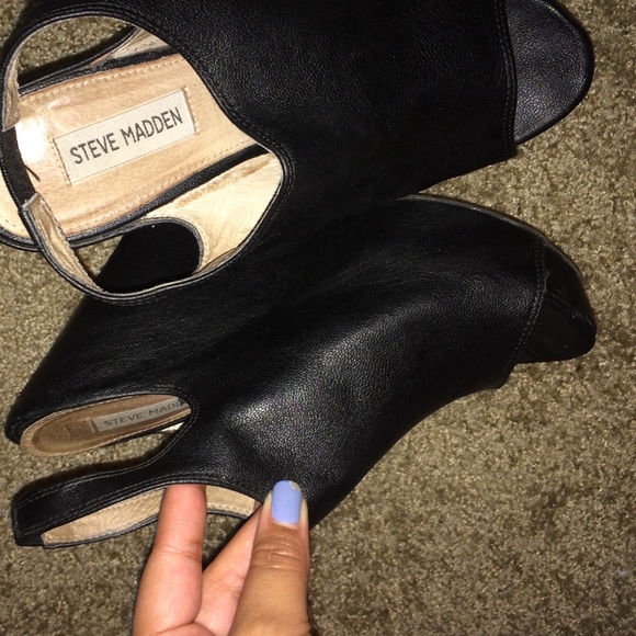Steve Madden Barcley Open-Toe Wedges
