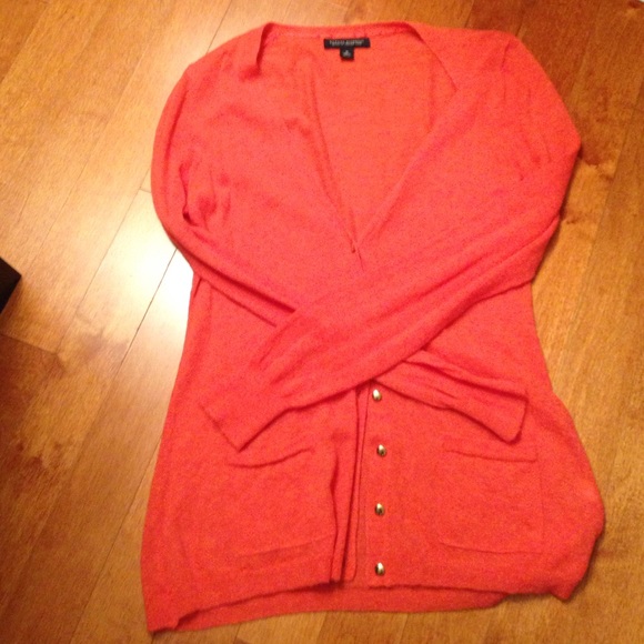 Banana Republic Cardigan in coral/orange