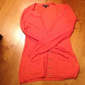 Banana Republic Cardigan in coral/orange