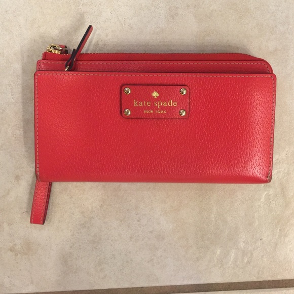 Kate spade saffiano leather wallet.