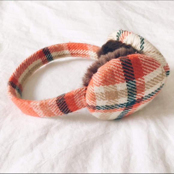 J.Crew Plaid Earmuffs