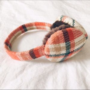 J.Crew Plaid Earmuffs