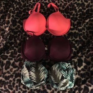 PINK Victoria Secret Bras 3pk Bundle