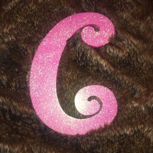 NEW glitter "C"