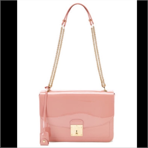 Marc Jacobs Handbags - Marc Jacobs Polly Leather Shoulder Bag in rosewood