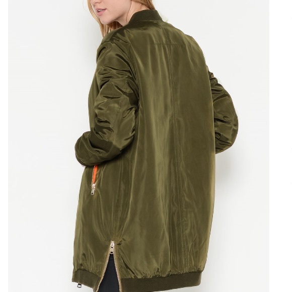 Sole Mio Jackets & Blazers - JUST IN📍🆕Long Olive Bomber Jacket ✨🕶