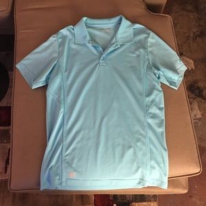 Light blue golf polo