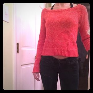 American Eagle Orange Sweater